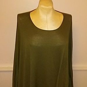 Army Green Sweater Poncho